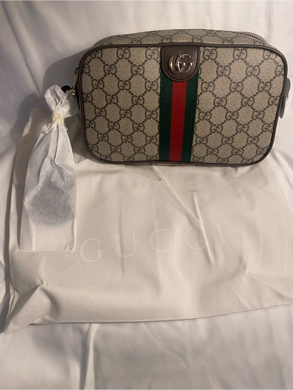 NWT 2026 Gucci Ophidia Small Camera Bag clutch gender neutral men’s women’s